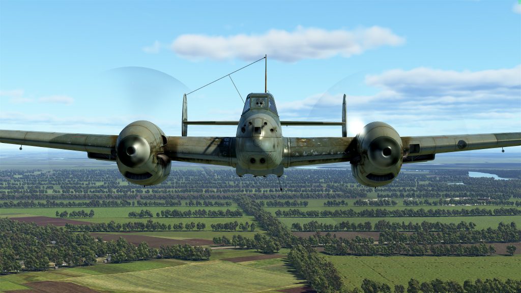 Bf 110 von vorne