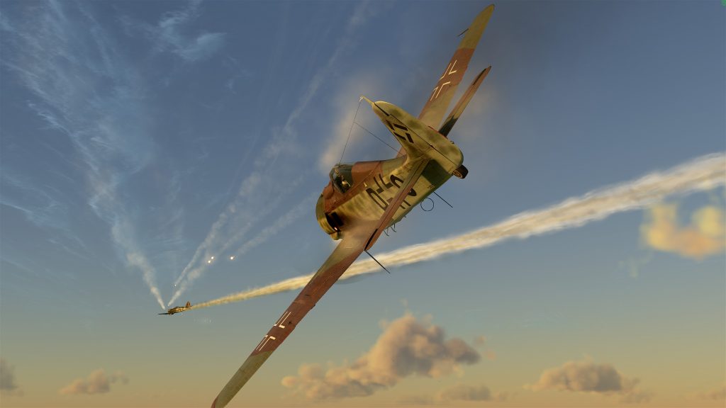 Luftkampf Fw 190 vs. Tempest
