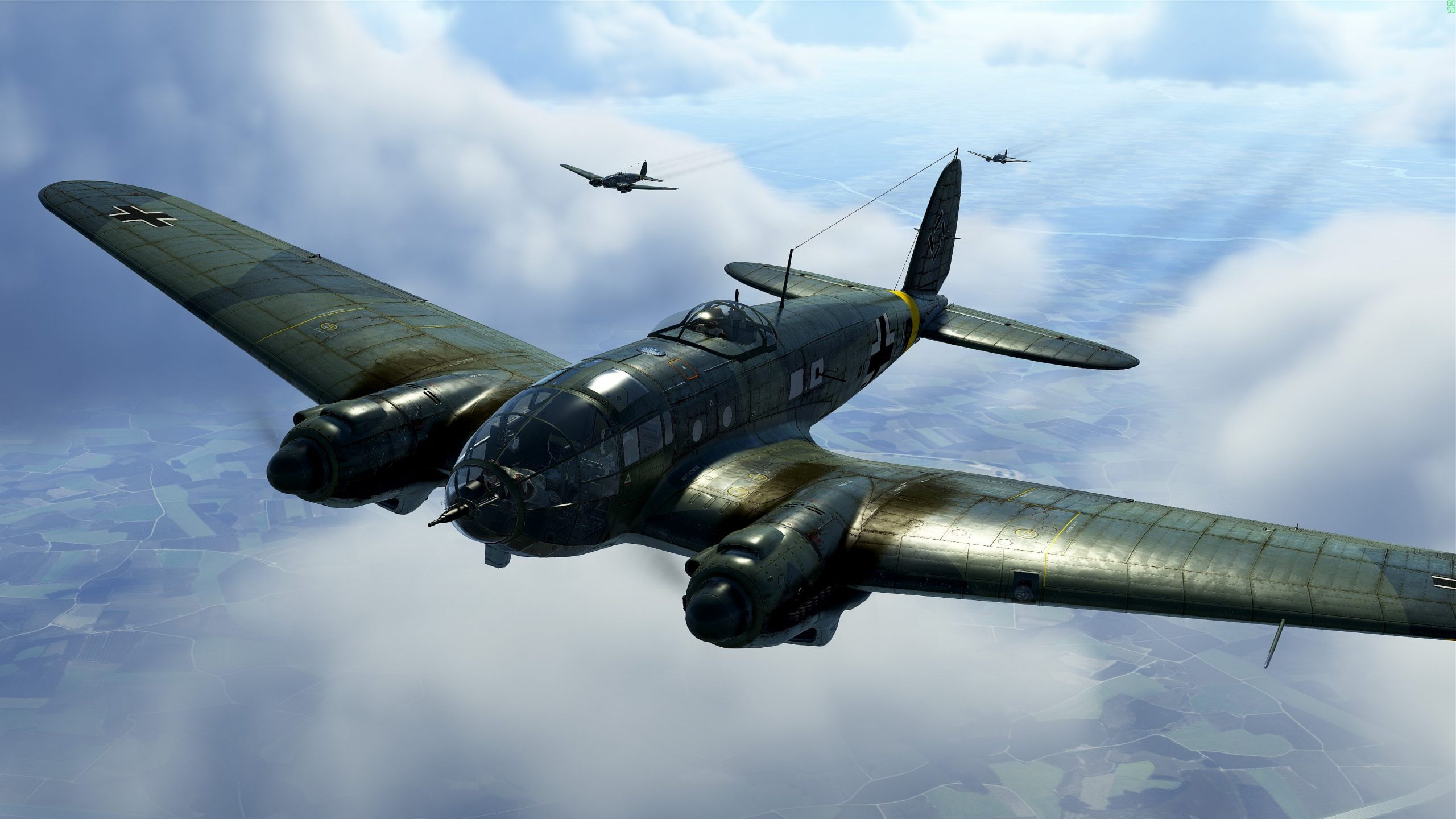 Heinkel He 111 in Formation