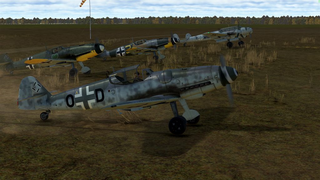 Bf 109 am Boden