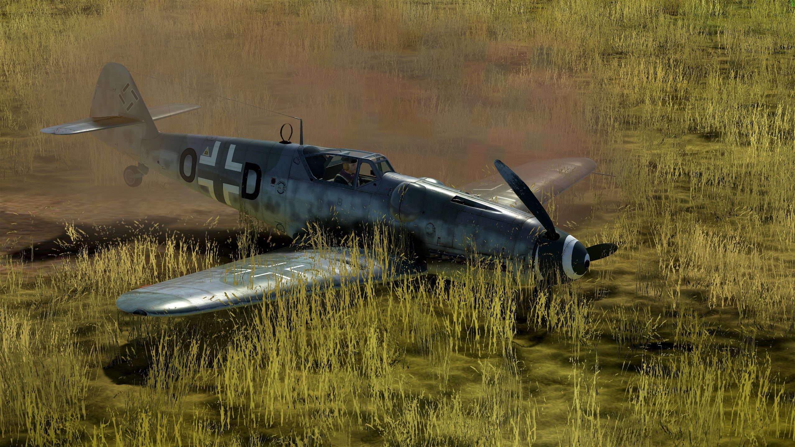 bruchgelandete Bf 109